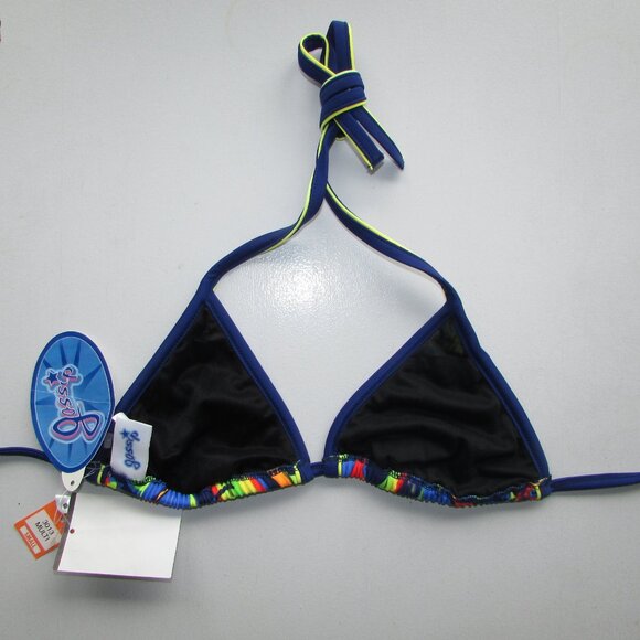 GOSSIP Colourful String Bikini Top - Sz S - NEW - Picture 3 of 4